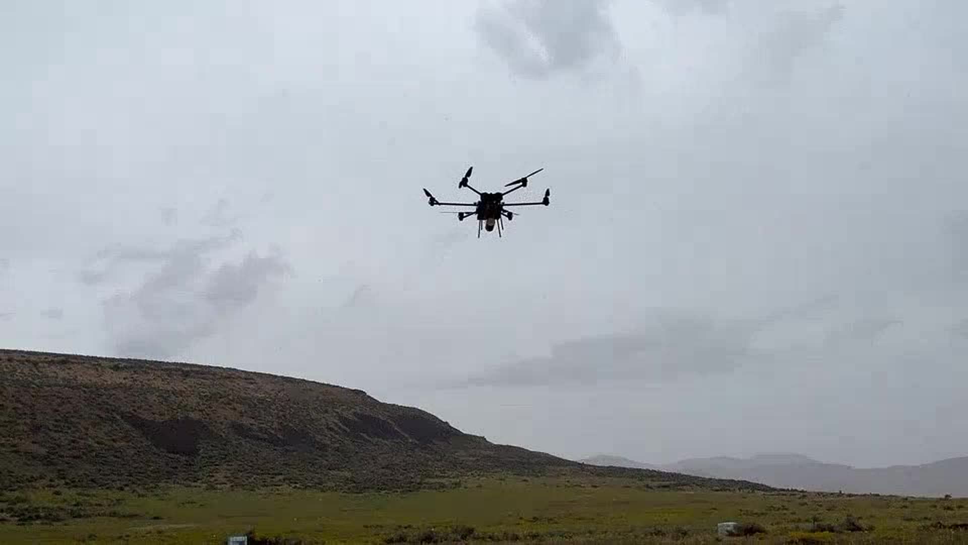 ElectraFly Avalanche drone in flight